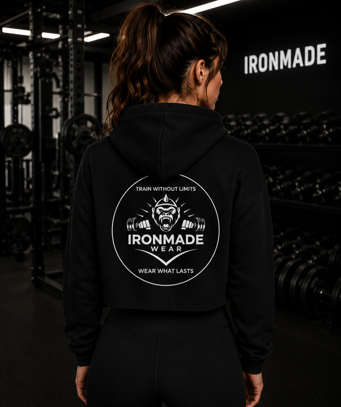 Women’s Cropped Hoodie| Dark Collection