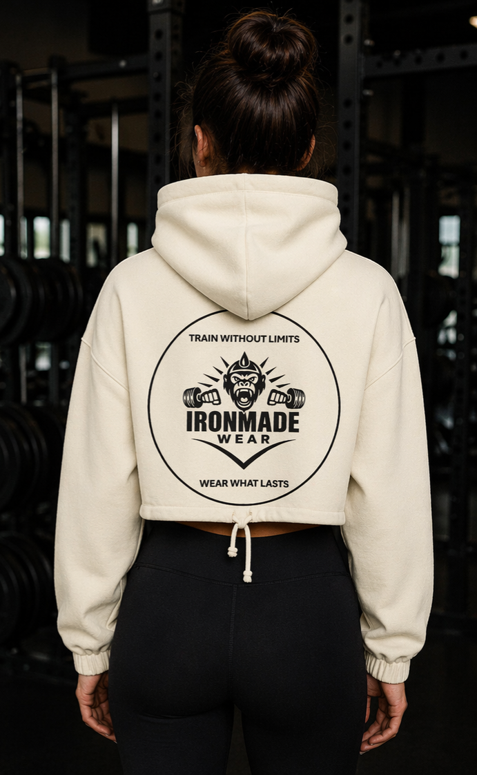 Women’s Cropped Hoodie| Light Collection