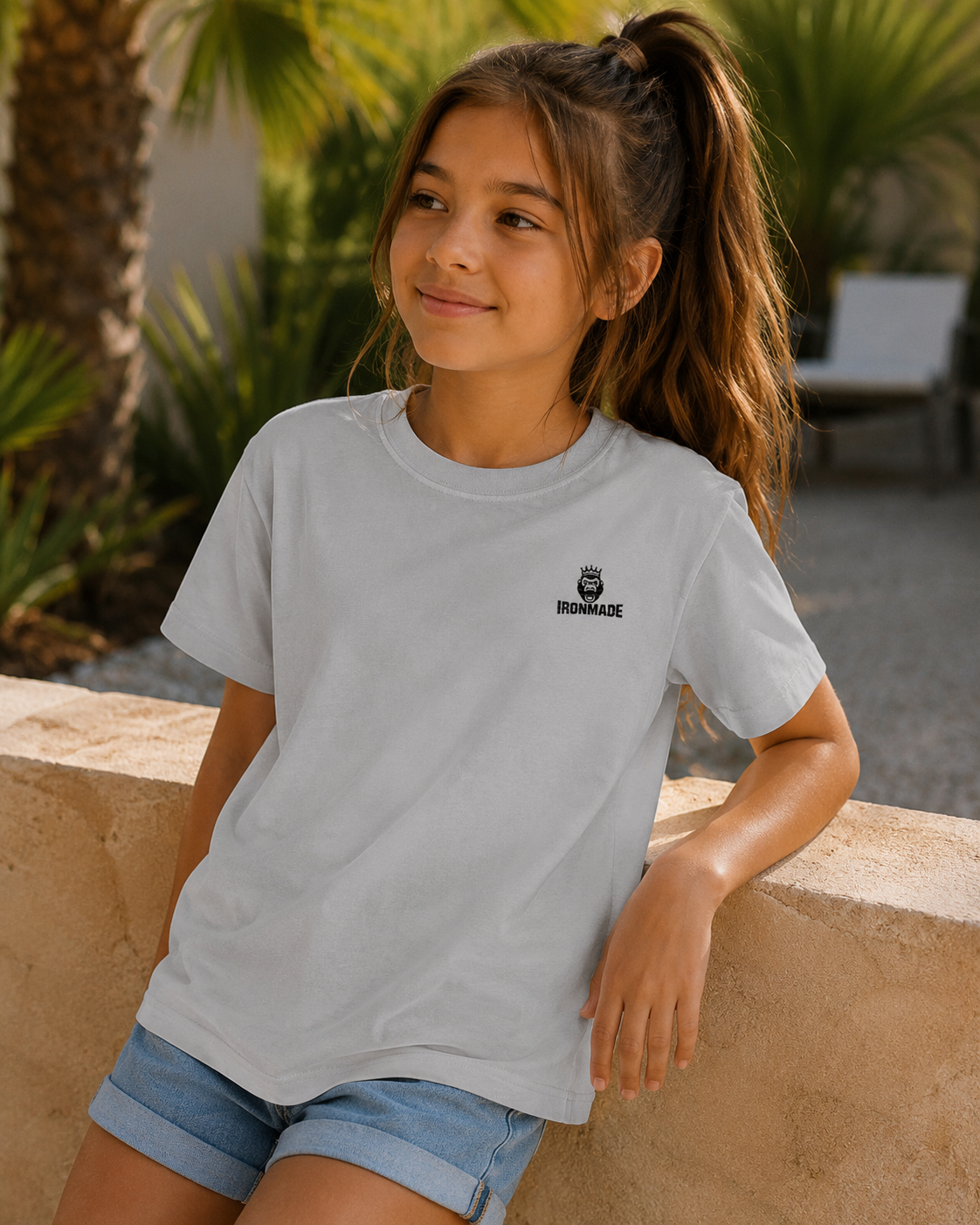 Kids Casual T-Shirt | Embroided Logo