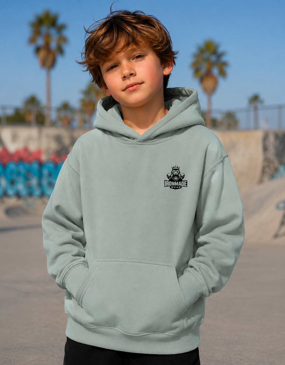 Kids Hoodie | Double Logo