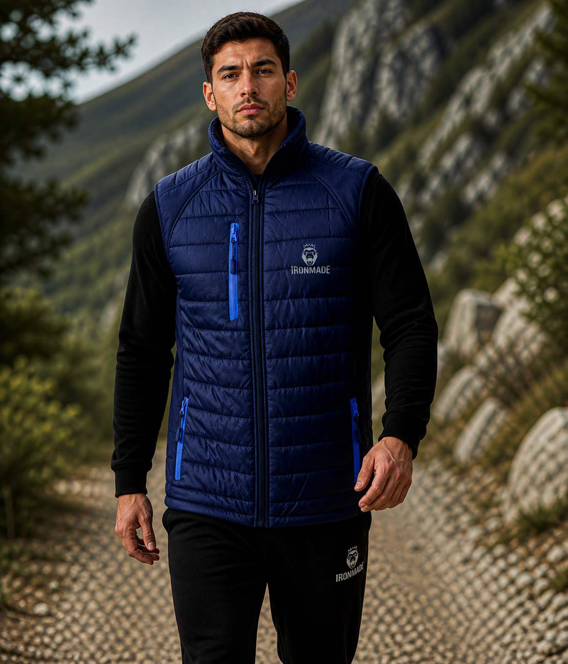 Men's Padded Softshell Gilet