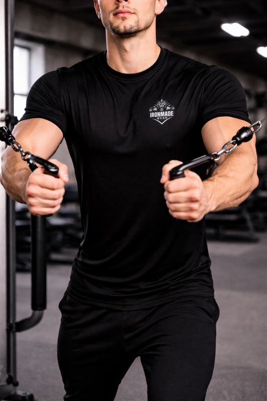 Men’s Dark Collection Performance T‑Shirt – lightweight self‑wicking gym top