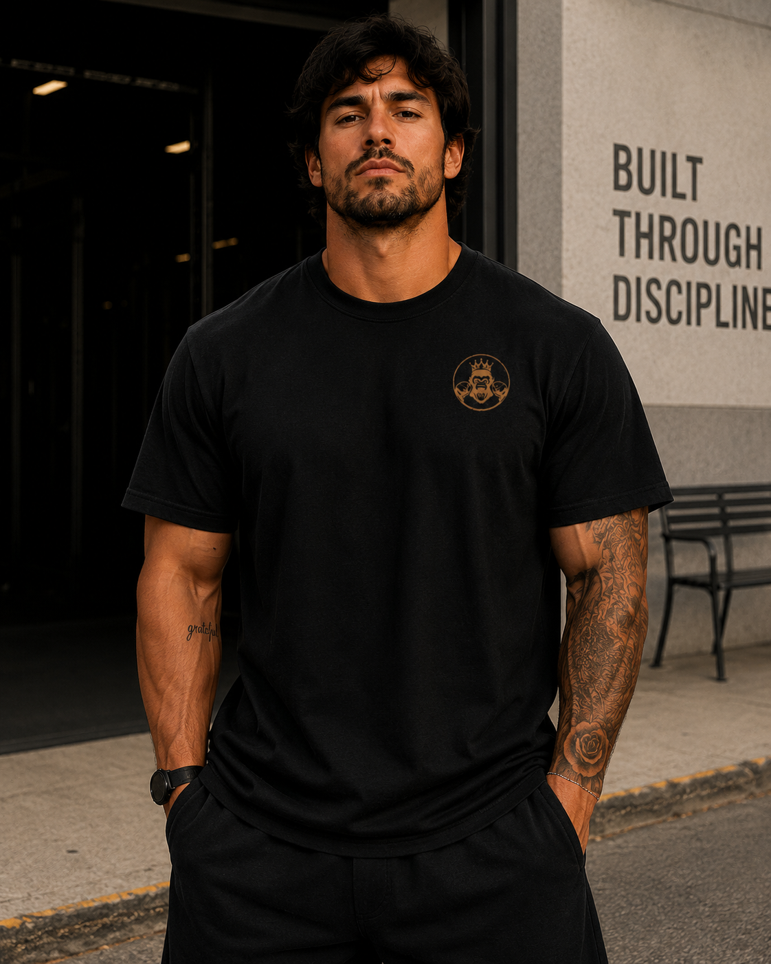 Men’s Oversized Tee | Double Logo| Wear What Lasts