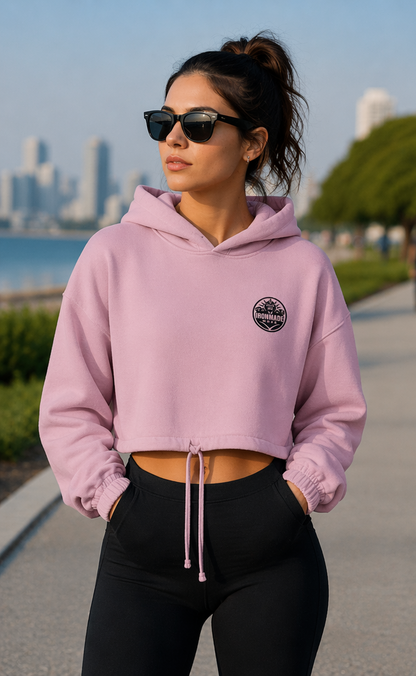 Women’s Cropped Hoodie| Light Collection