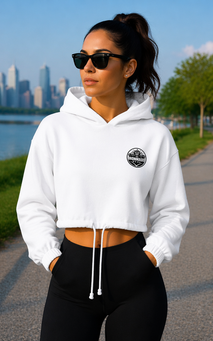 Women’s Cropped Hoodie| Light Collection