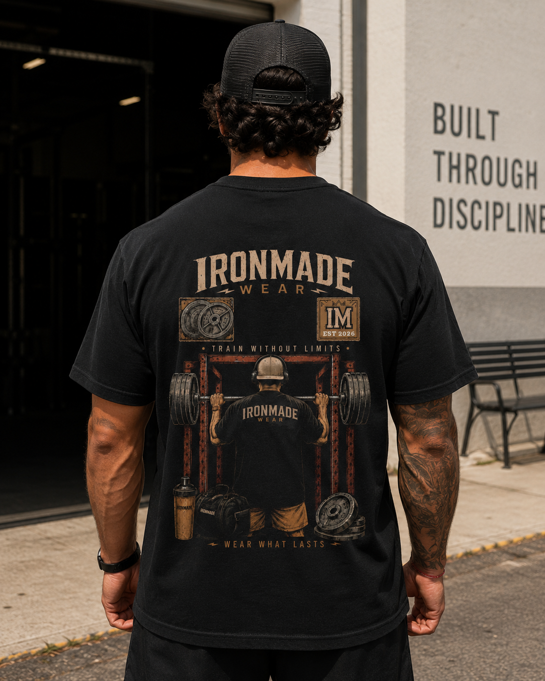 Men’s Oversized Tee | Double Logo| Wear What Lasts