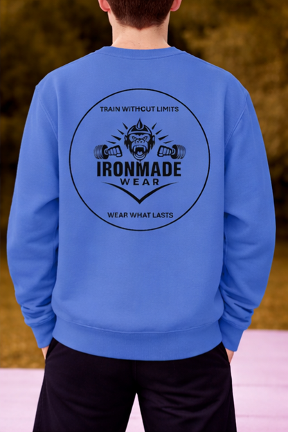 Kids sweatshirt in Sapphire Blue – warm fleece children’s sweater