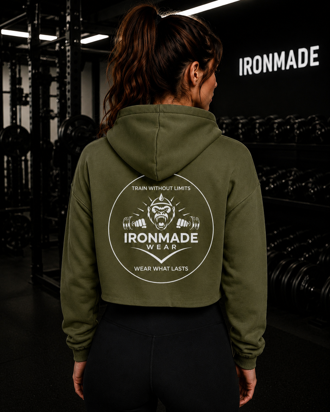 Women’s Cropped Hoodie| Dark Collection