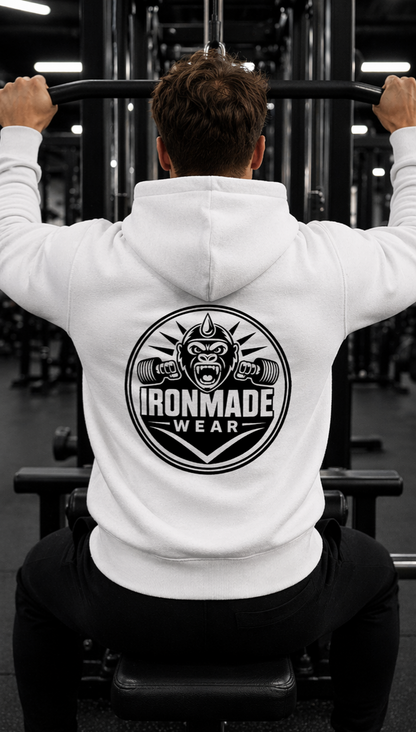 Men's Heavy Hoodie | Double Logo- Light Collection