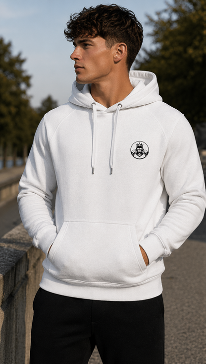 Men's Heavy Hoodie | Double Logo- Light Collection