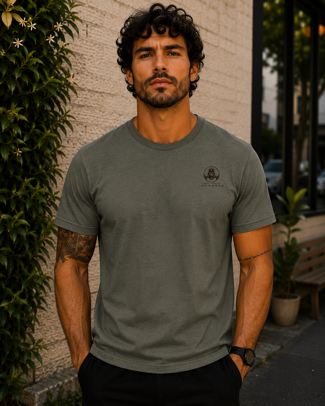 Men’s Casual T-Shirt | Double Logo