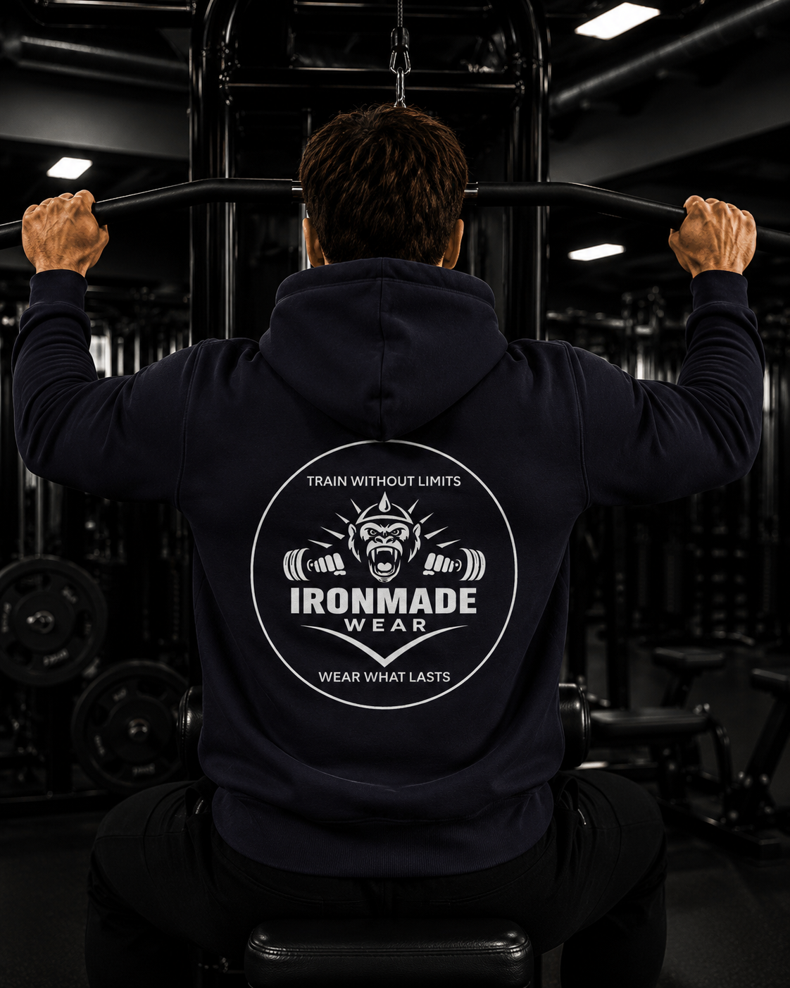Men's Heavy Hoodie | Double Logo