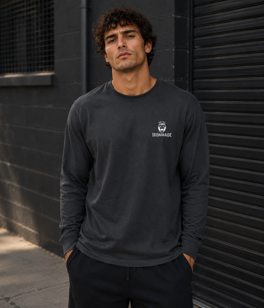 Men's Long Sleeve Tee | Single Logo