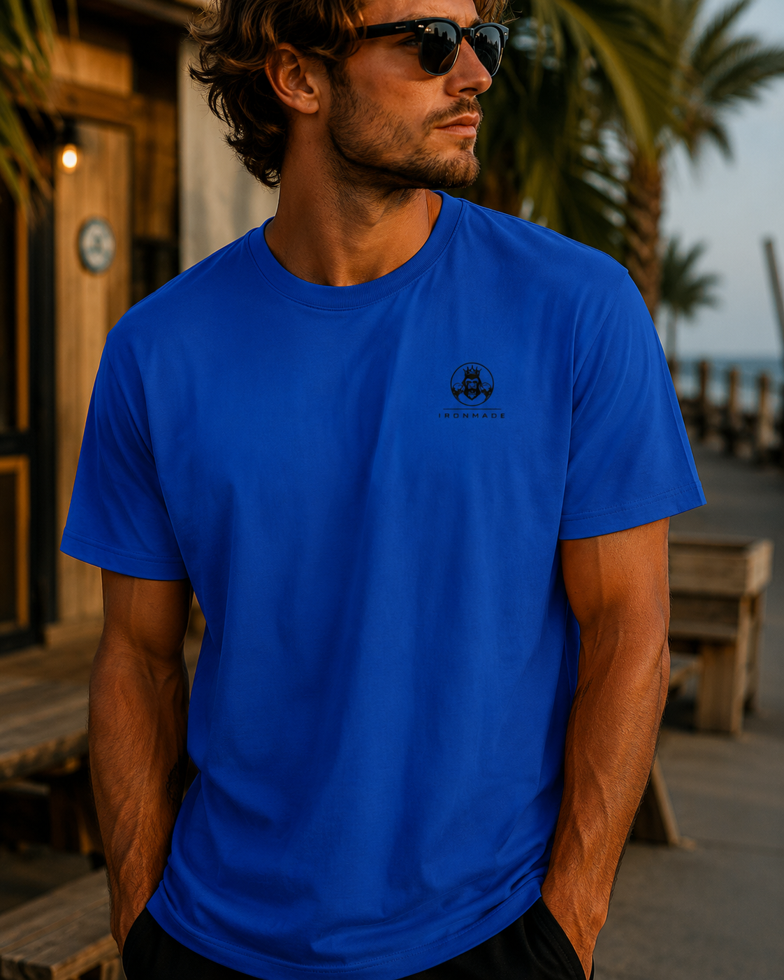Men's Casual T-Shirt  | Double Logo