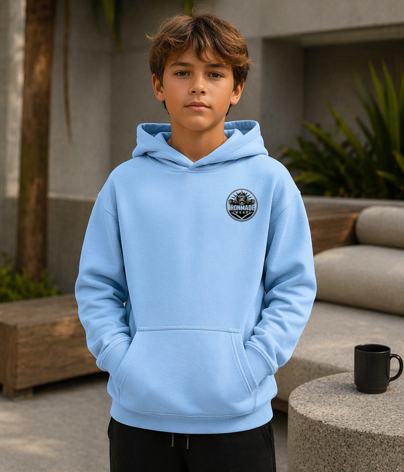 Kids Hoodie- Single Logo
