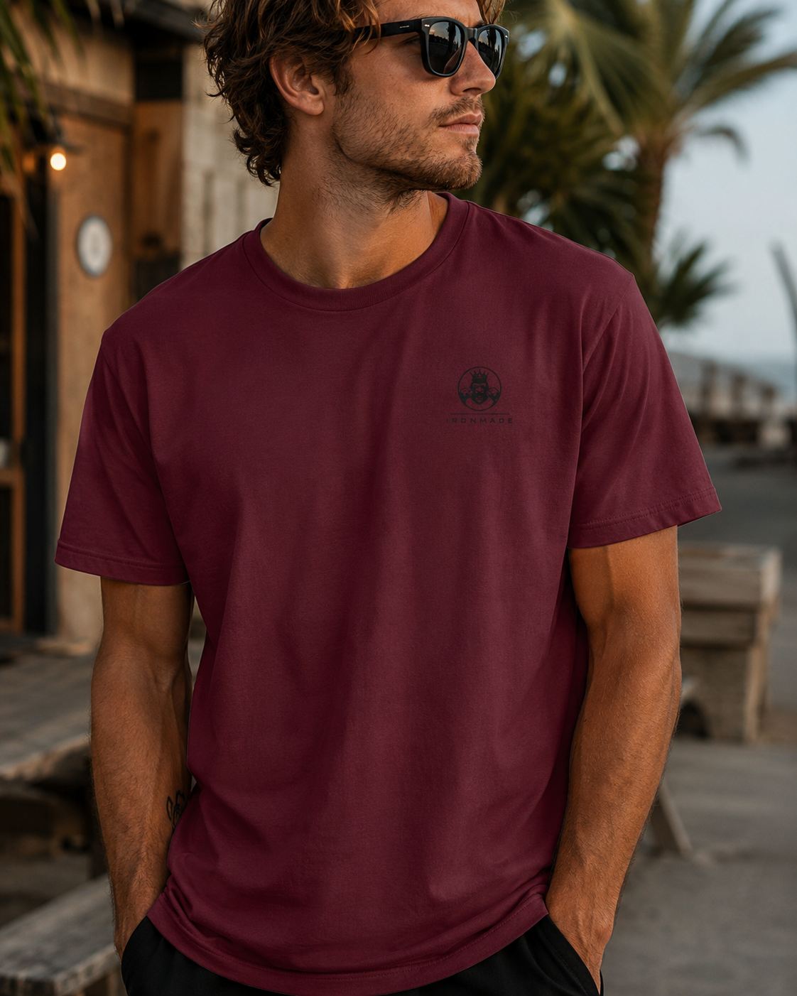 Men's Casual T-Shirt  | Double Logo