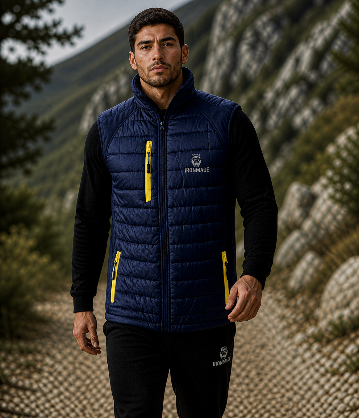 Men's Padded Softshell Gilet
