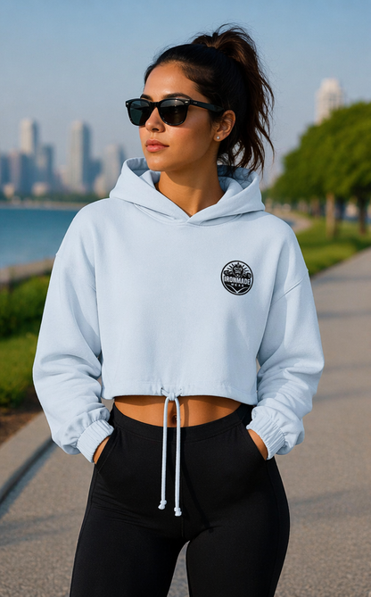 Women’s Cropped Hoodie| Light Collection