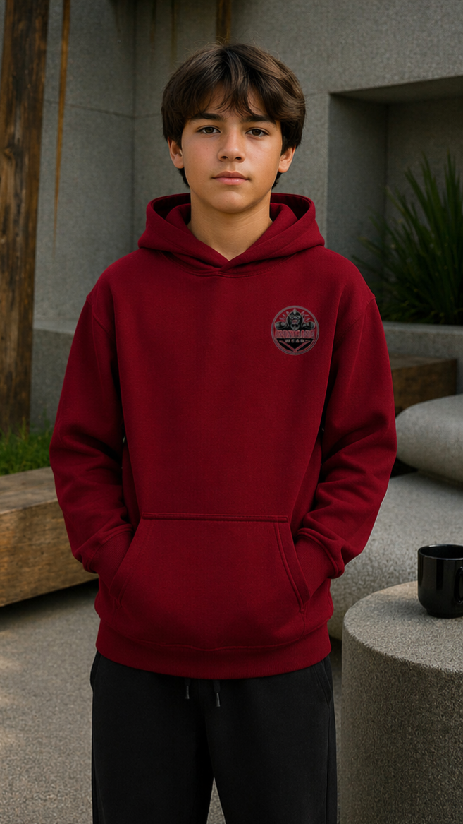 Kids Hoodie- Single Logo