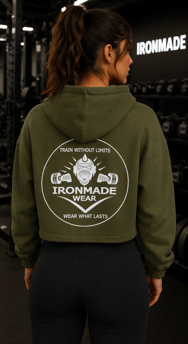 Women’s Cropped Hoodie| Dark Collection