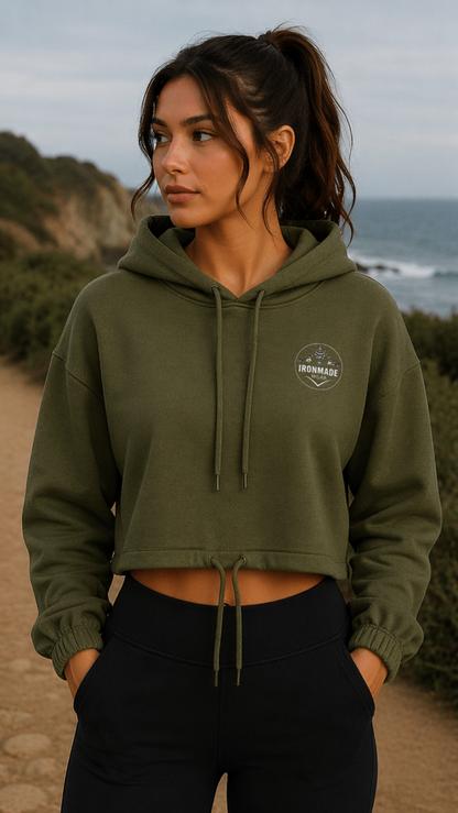 Women’s Cropped Hoodie| Dark Collection
