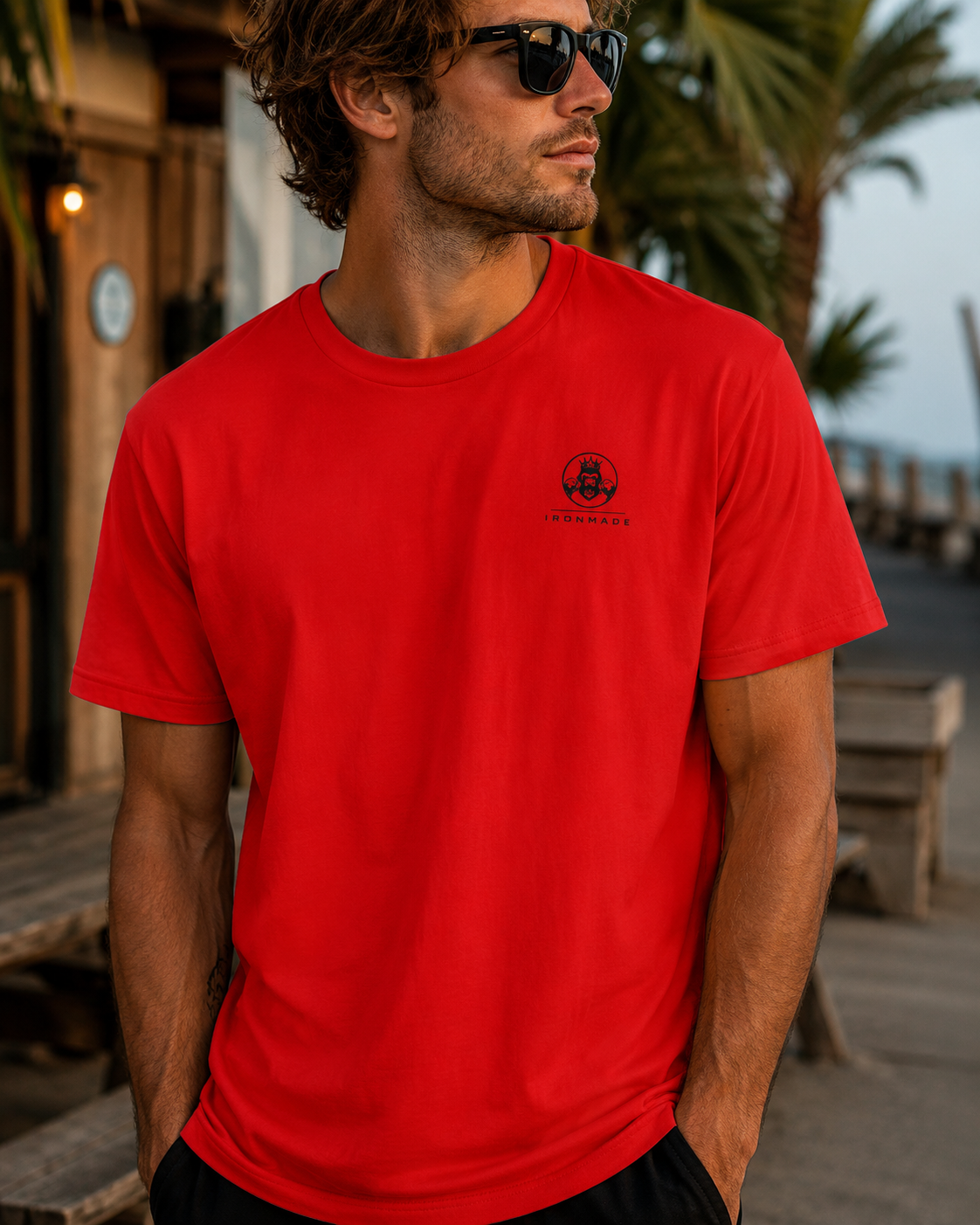 Men's Casual T-Shirt  | Double Logo