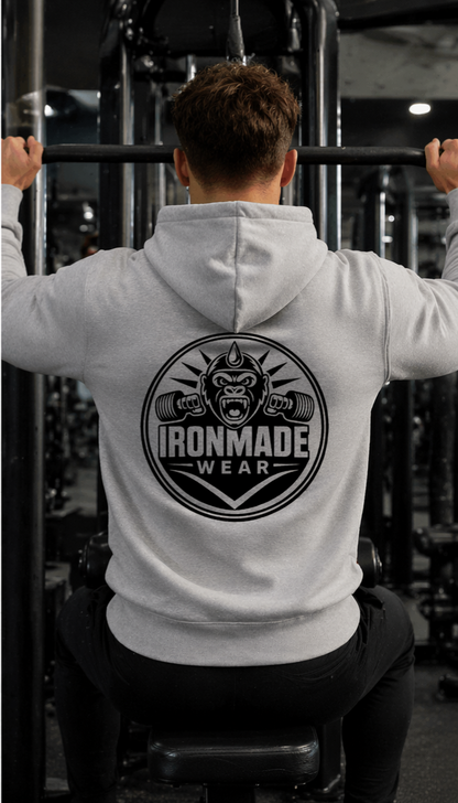 Men's Heavy Hoodie | Double Logo- Light Collection