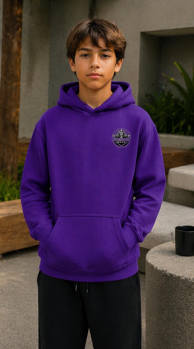 Kids Hoodie- Single Logo