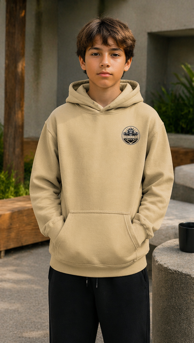 Kids Hoodie- Single Logo