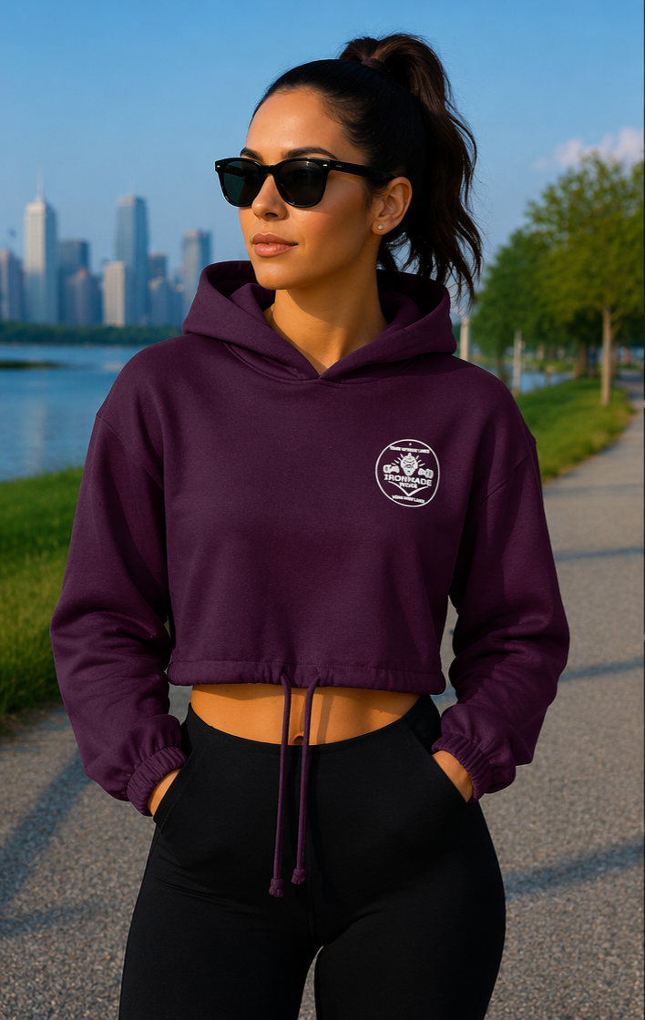 Women’s Cropped Hoodie| Dark Collection
