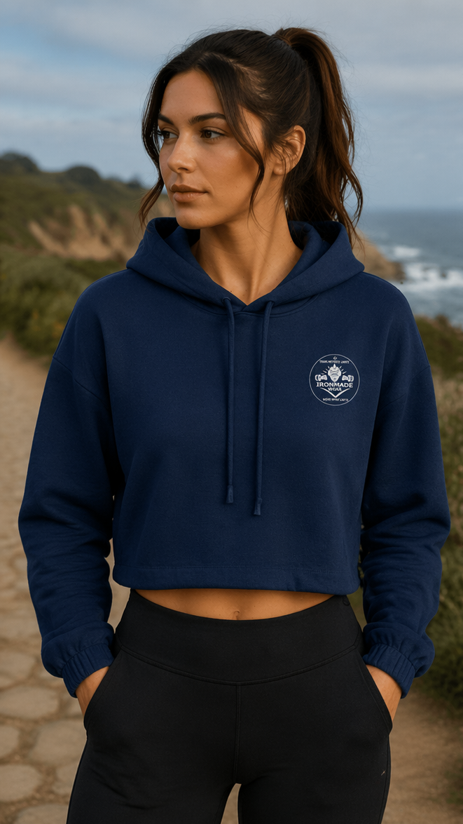 Women’s Cropped Hoodie| Dark Collection