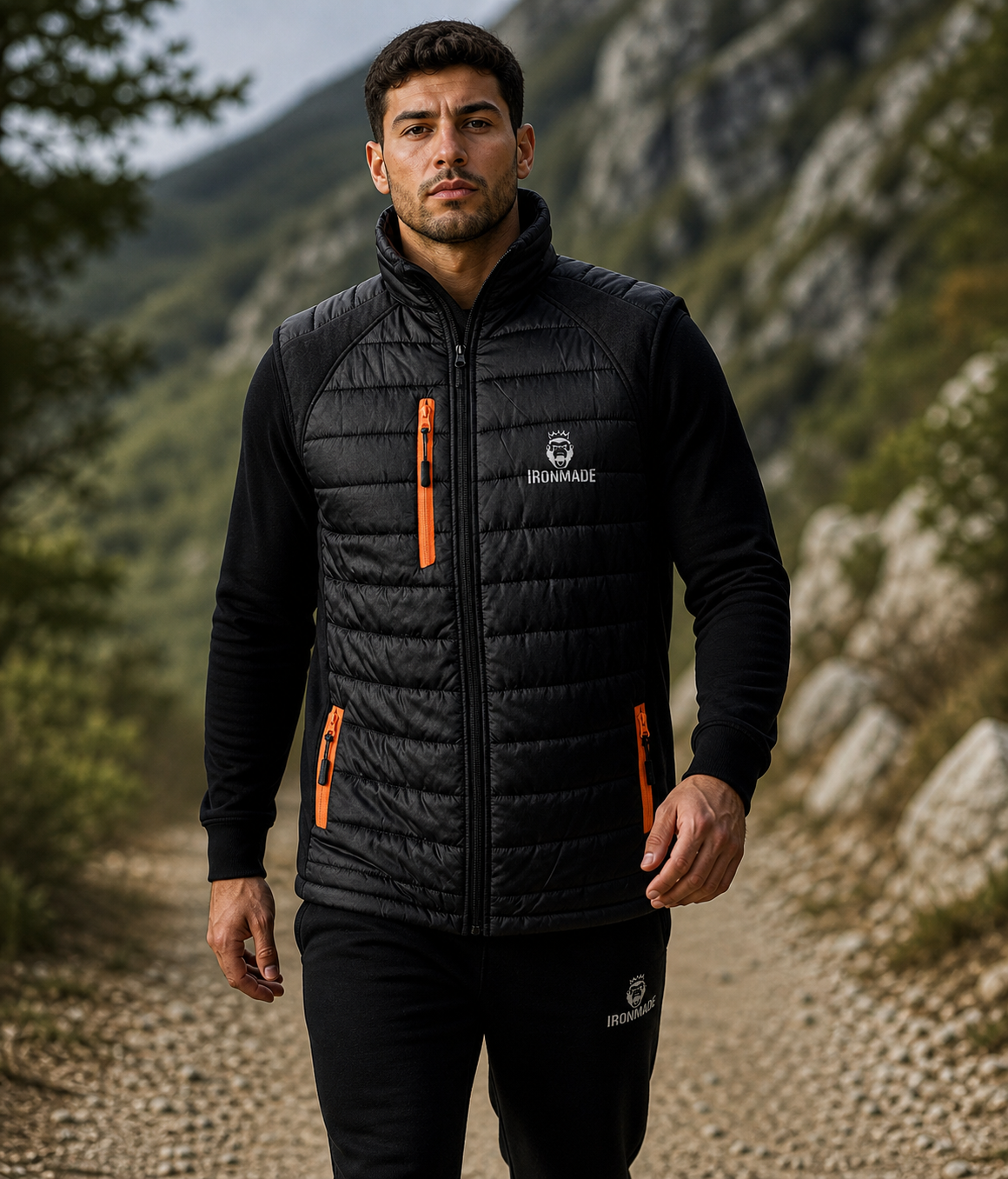 Men's Padded Softshell Gilet