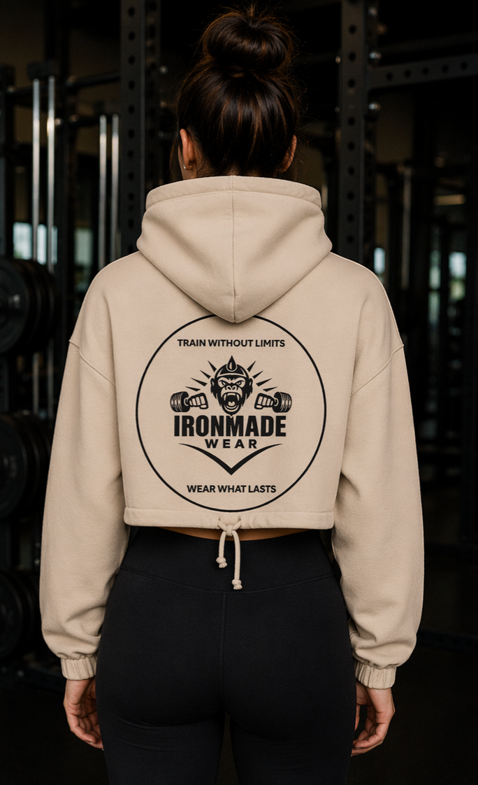 Women’s Cropped Hoodie| Light Collection