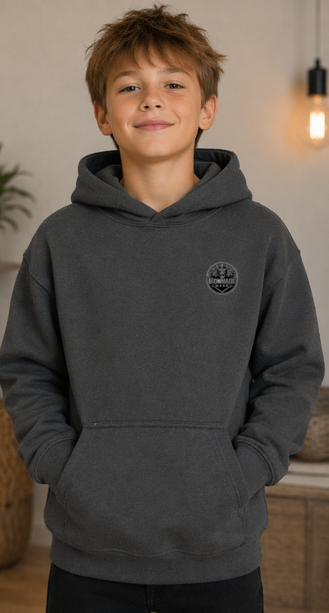 Kids Hoodie- Single Logo