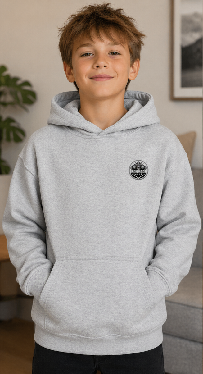 Kids Hoodie- Single Logo