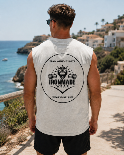 Men’s Faded Tank Top | Double Logo