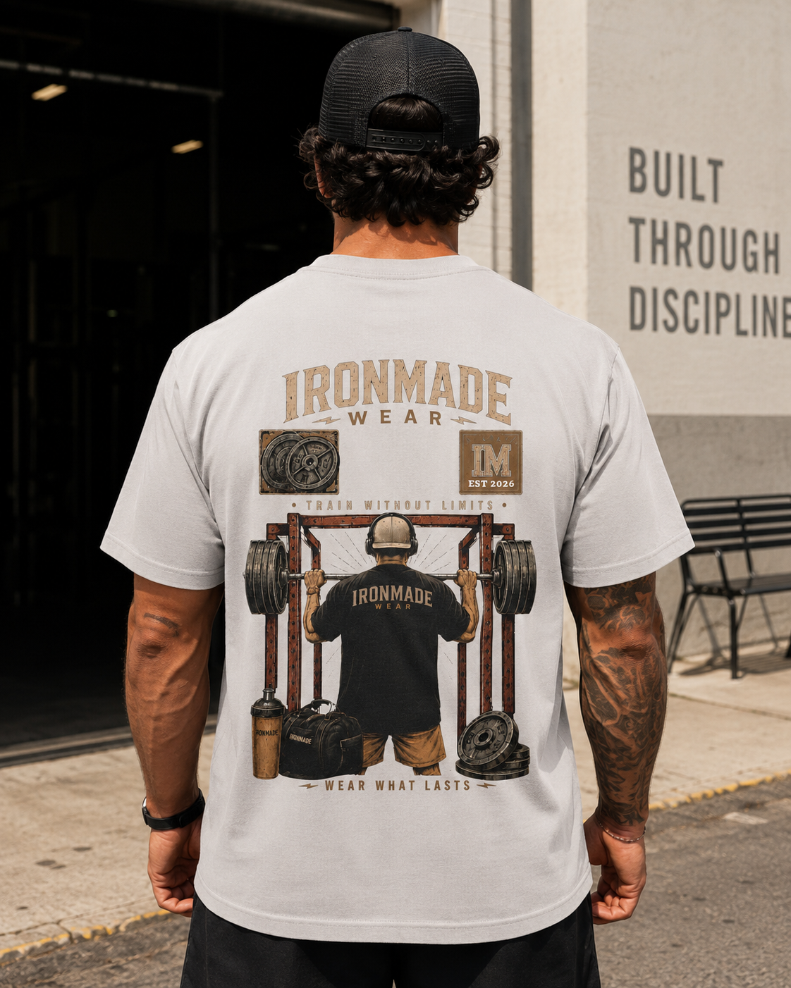 Men’s Oversized Tee | Double Logo| Wear What Lasts