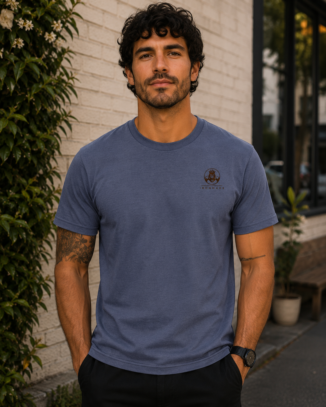 Men’s Casual T-Shirt | Double Logo