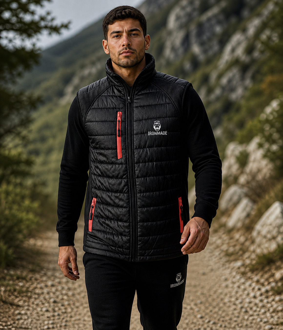 Men's Padded Softshell Gilet