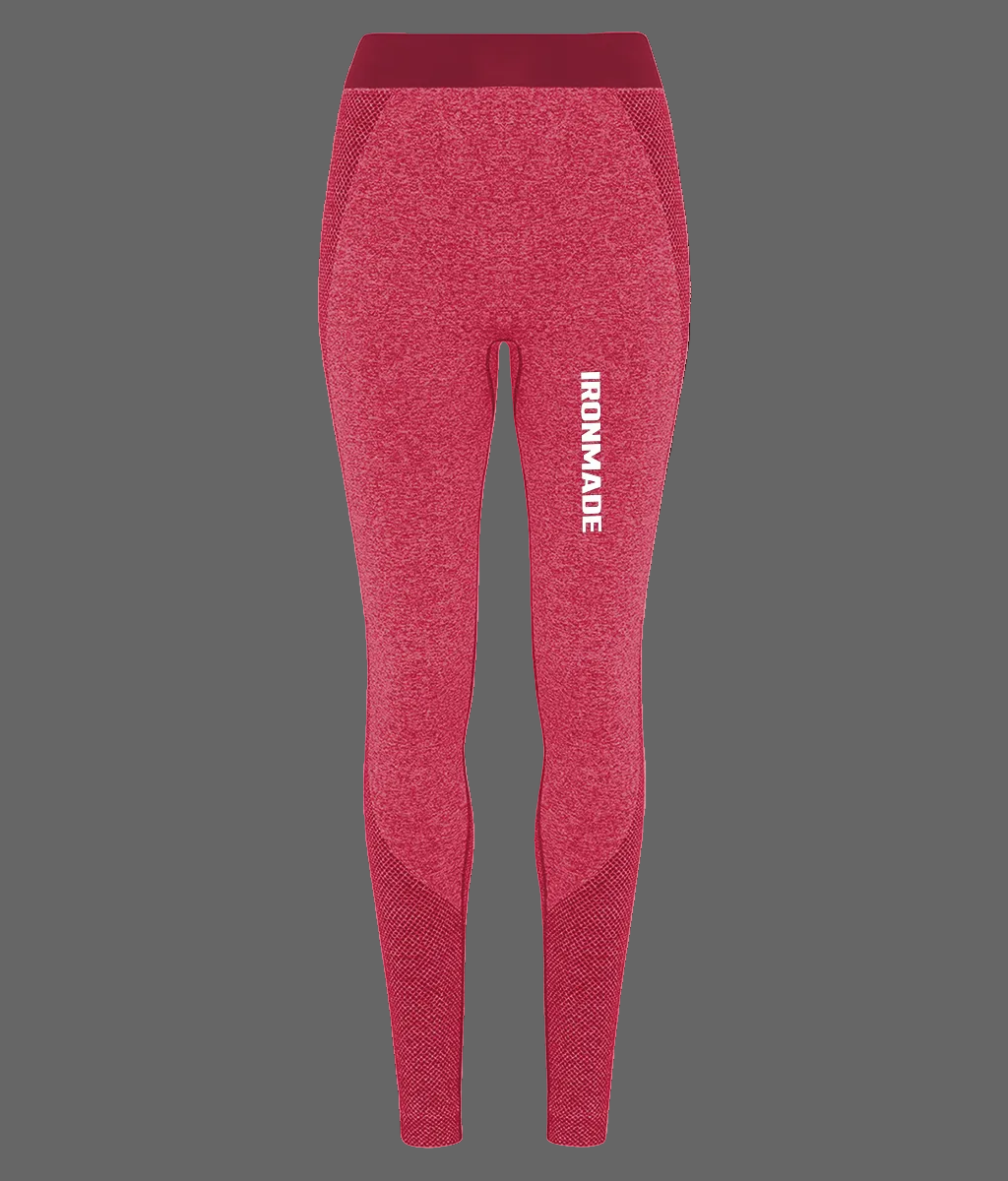 Women’s Seamless 3D Fit Sculpt Leggings in Burgundy – sculpting compression gym leggings