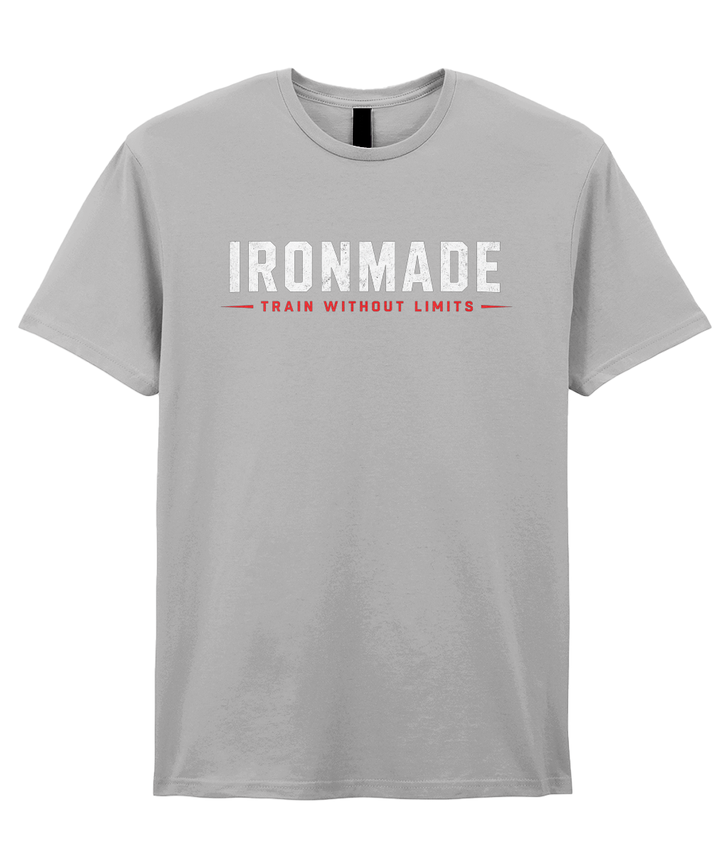 Men’s Ironmade ringspun T‑shirt in Sports Grey