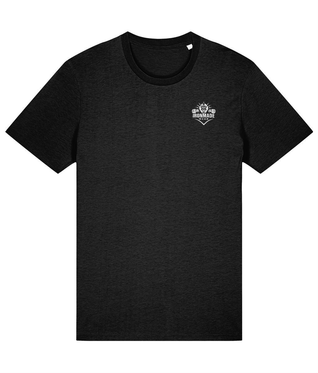 Men’s Classic T‑Shirt in Black – regular fit organic cotton training top