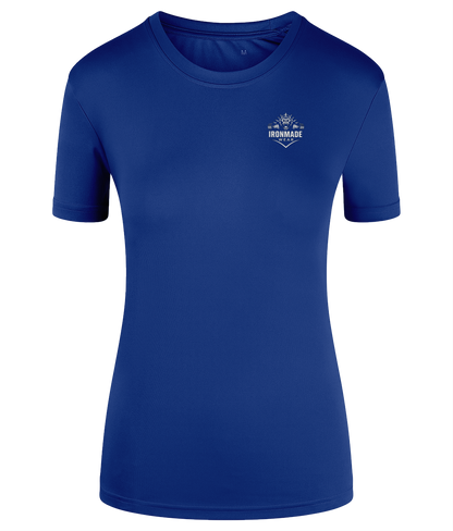 Women’s Performance T‑Shirt in Royal – fitted lightweight women’s performance tee