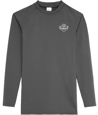 Men’s Baselayer in Charcoal, lightweight training baselayer with sweat‑wicking fabric