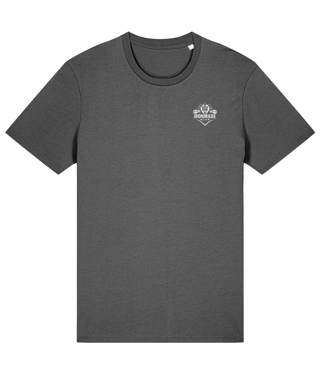 Men’s Classic T‑Shirt in Anthracite – organic cotton breathable gym tee