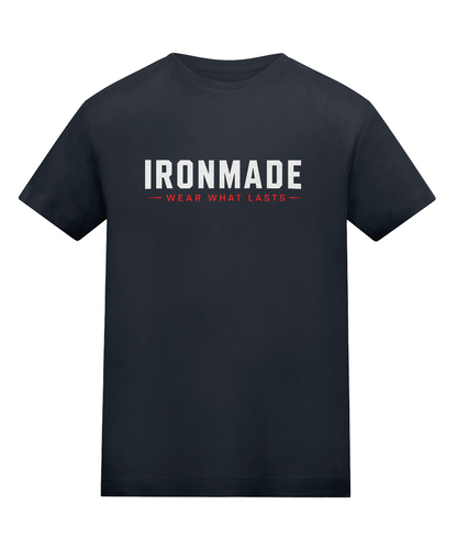 Kids Ironmade cotton tee in New French Navy