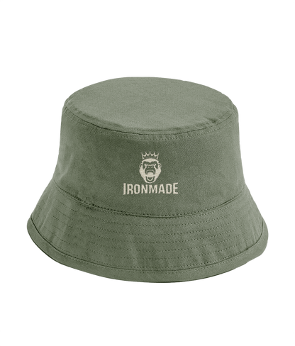 Organic cotton bucket hat front view