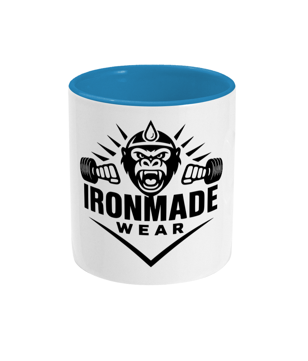 Coloured handle 11oz mug interior detail
