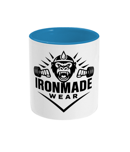 Coloured handle 11oz mug interior detail