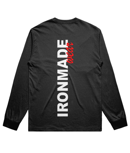 Men’s long sleeve T‑shirt back view